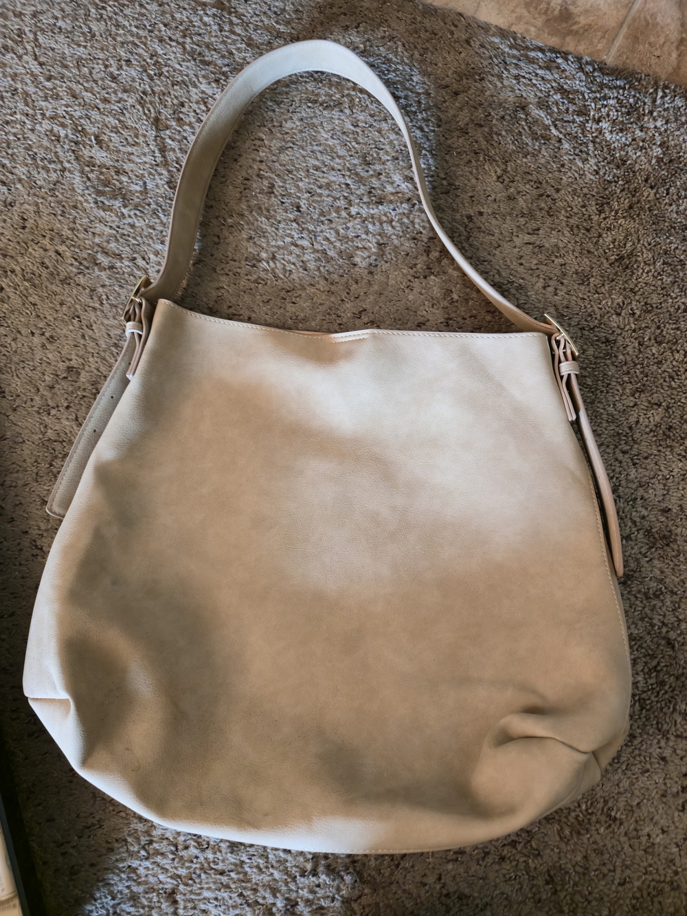 Soft Tan Suede Womens Purse